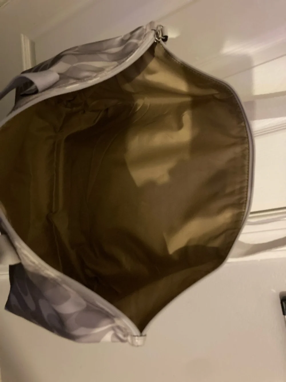 Coach Silver Gray Dream Weekender 2PC New with tag bag - Picture 7 of 9